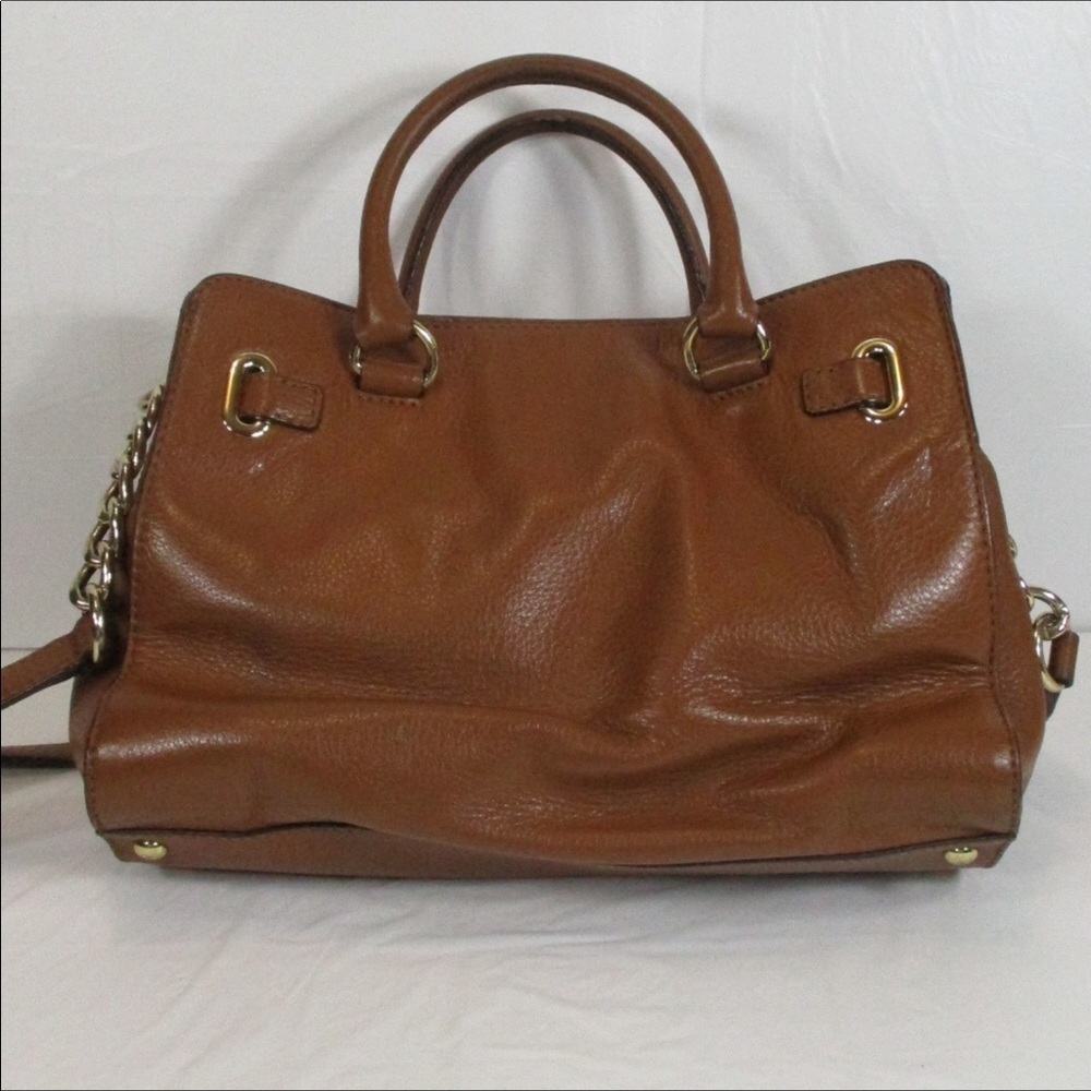 MICHAEL KORS Tan Satchel/Crossbody Bag - Picture 5 of 9